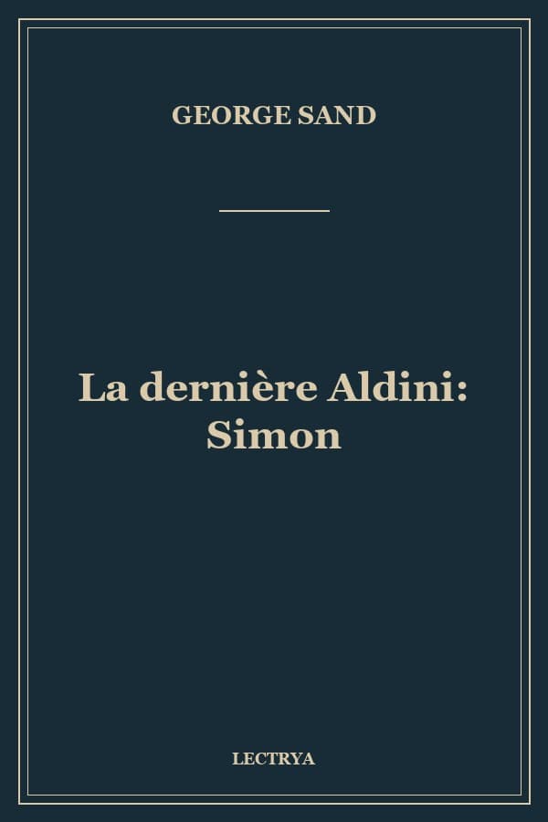 La dernière Aldini: Simon